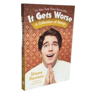Shane Dawson, It Gets Worse Paperback Book A Collection of Essays